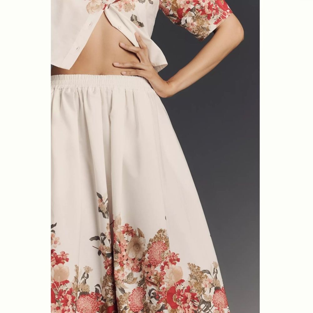 Anthropologie Maeve Pull-On Circle Skirt - Picture 4 of 4